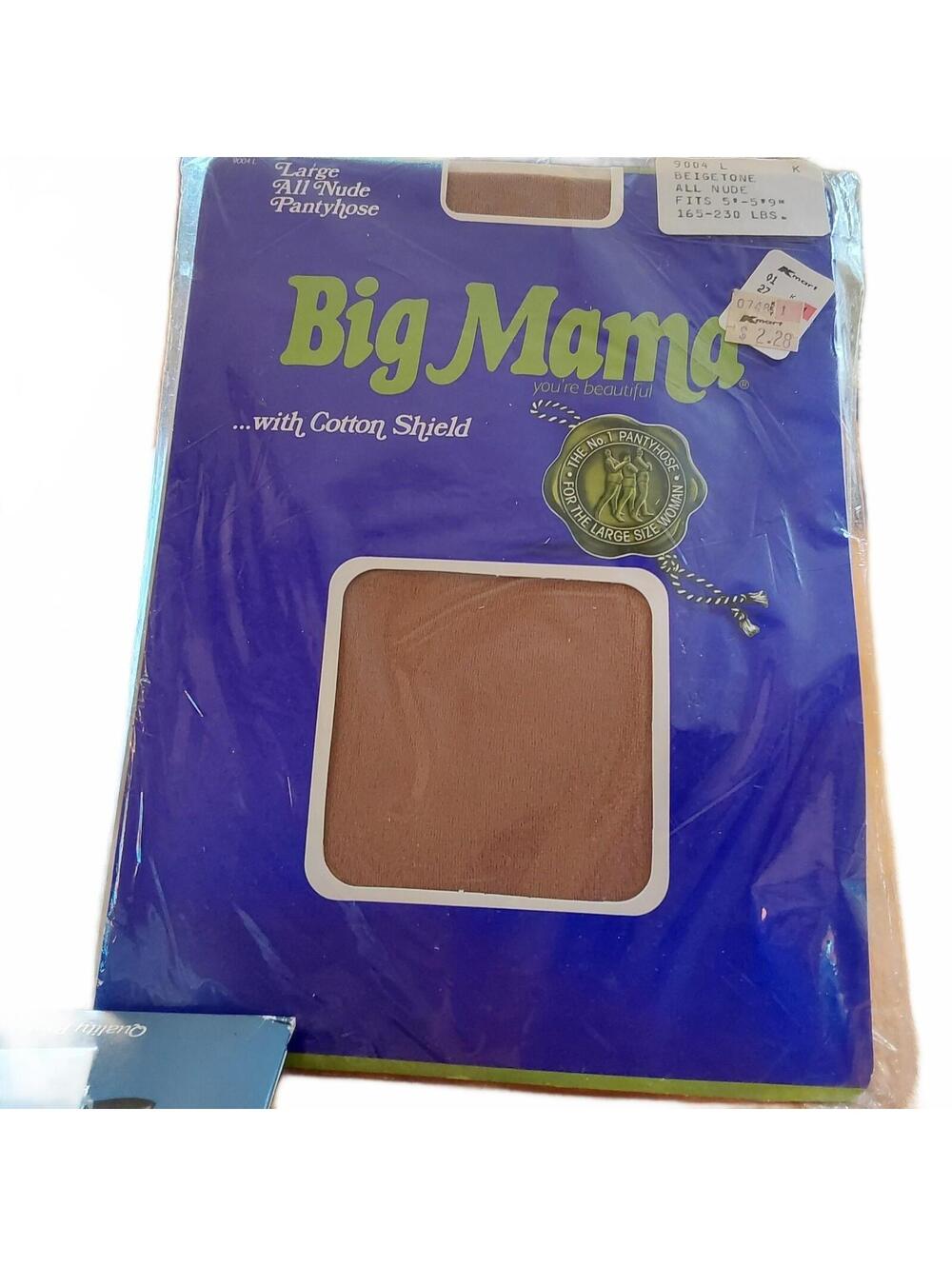 Big Mama all nude pantyhose Size L - New in packaging